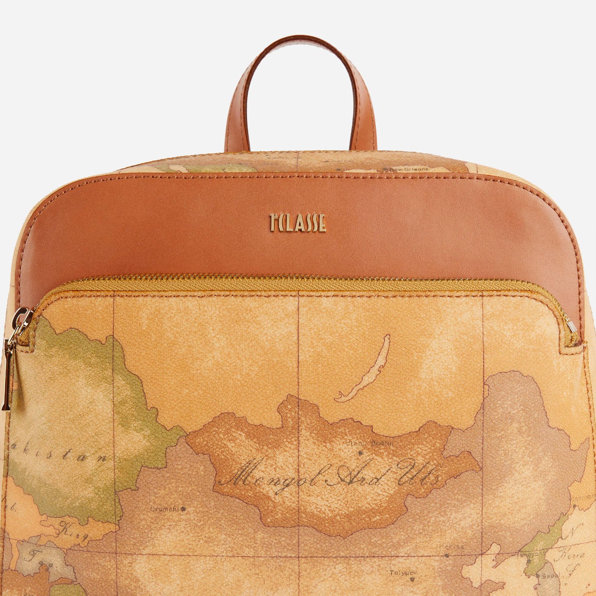 ALVIERO MARTINI Zaino in tessuto stampa Geo Classic Naturale Geo Classic 
