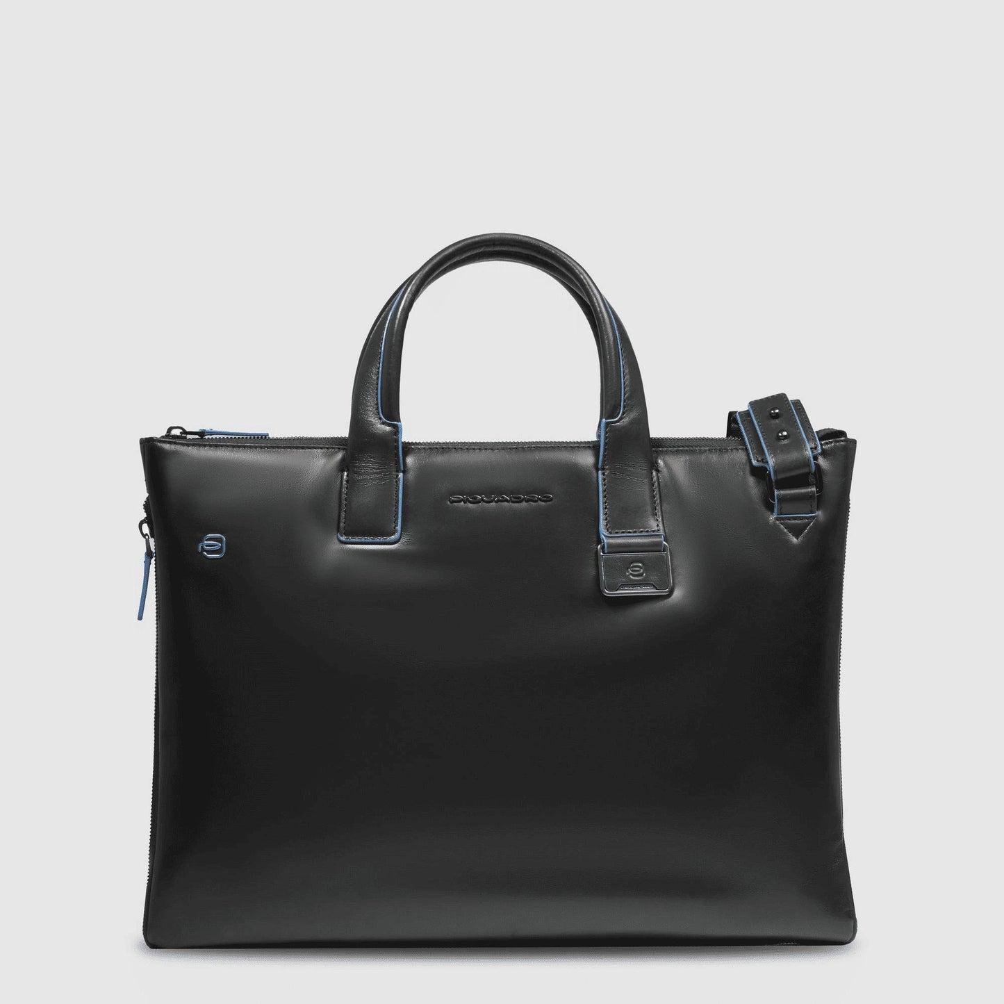 PIQUADRO Borsa sottile porta pc e porta iPad® in pelle Nero 