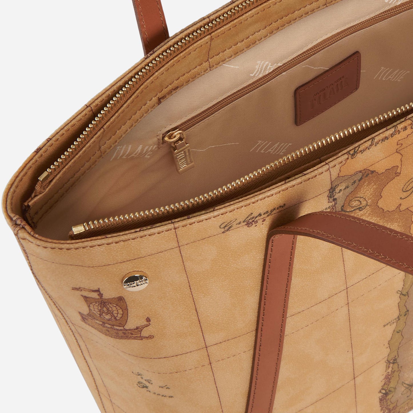 ALVIERO MARTINI Geo Classic Shopping bag con borchiette grande Geo Classic 