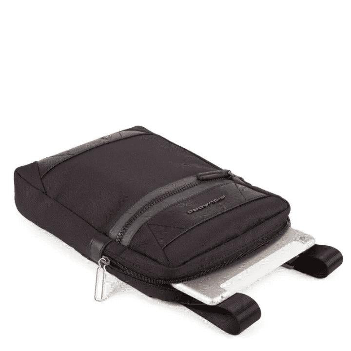 PIQUADRO Borsello uomo porta iPad® in pelle Nero 