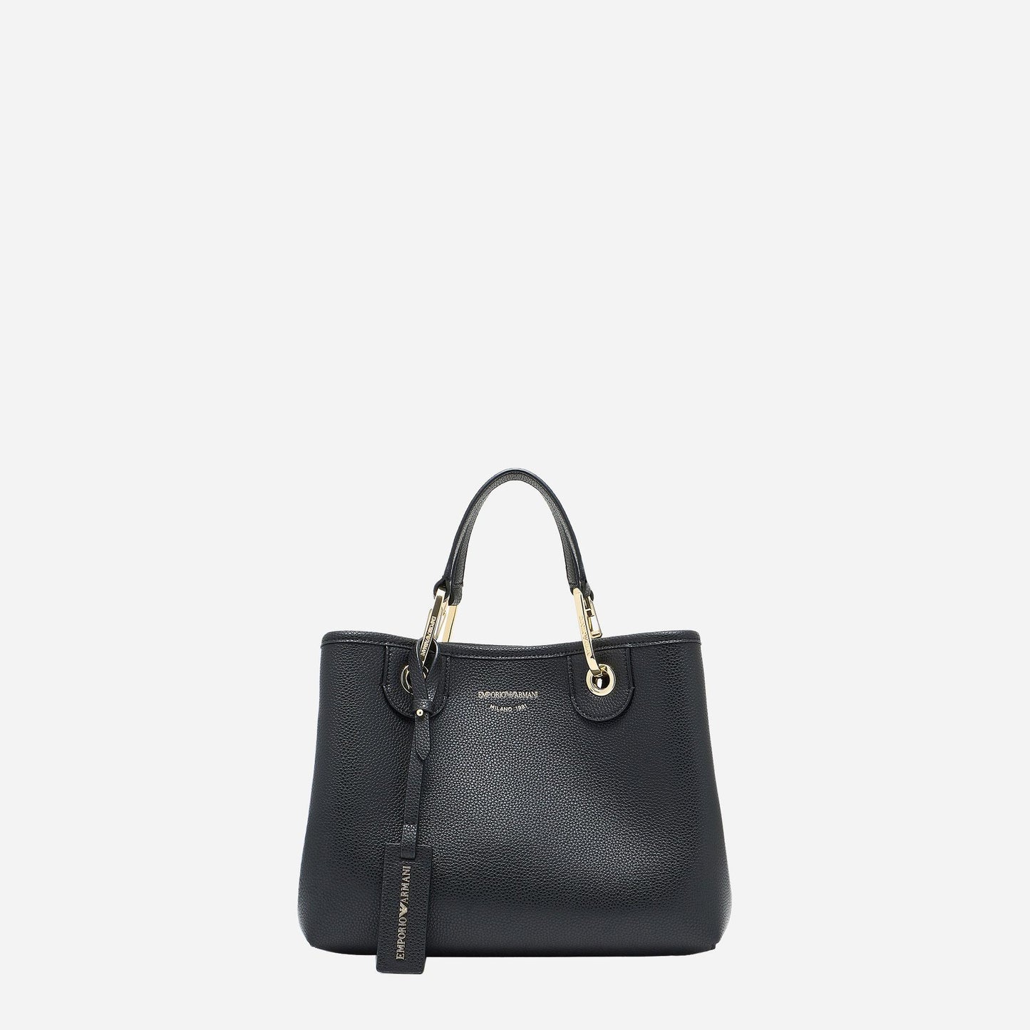 Emporio Armani SHOPPING BAG BLACK/ SILVER 