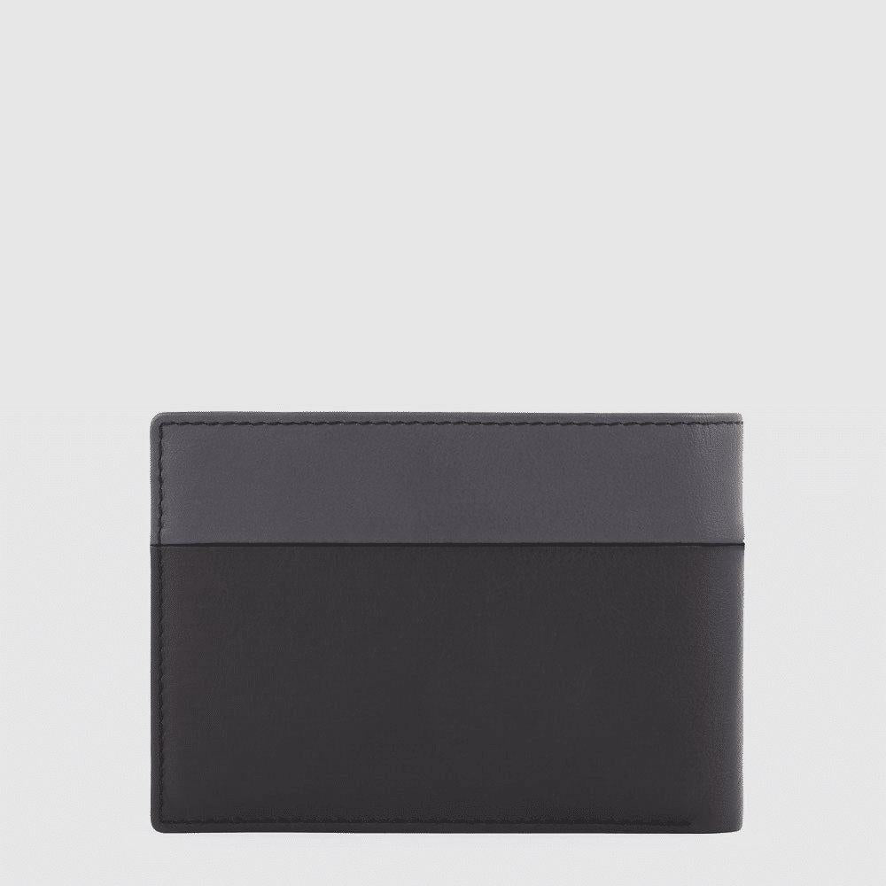PIQUADRO Portafogli uomo con porta documenti, portamonete Grigio/nero 