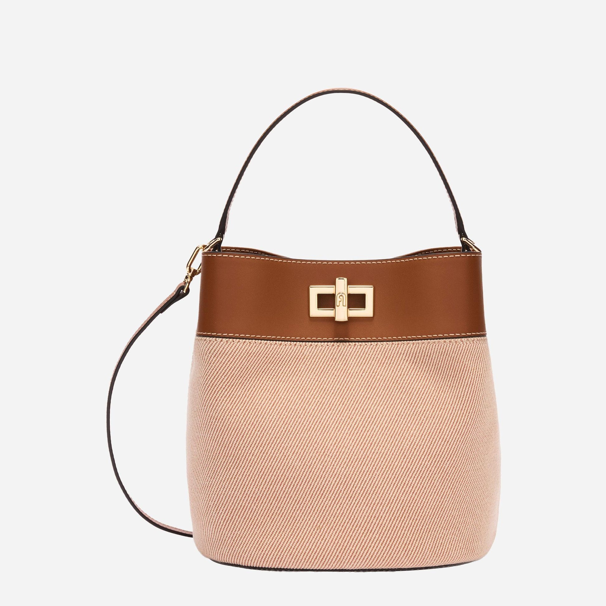 FURLA Furla Amelia Borsa A Secchiello Small TONI COGNAC 