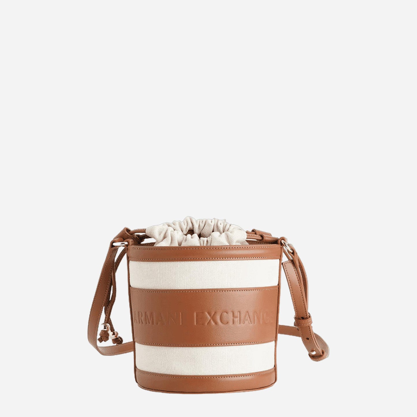 ARMANI EXCHANGE borsa secchiello piccola tracolla NATURAL / SALINE CLAY 