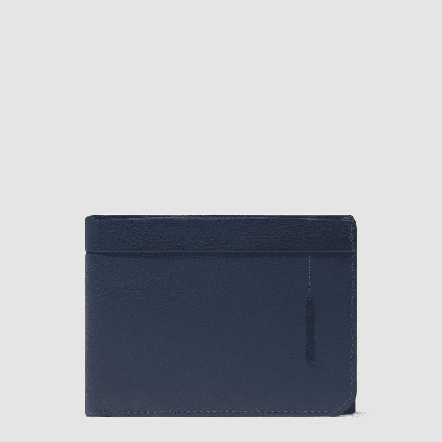 PIQUADRO Portafogli uomo in pelle con portamonete Blu 