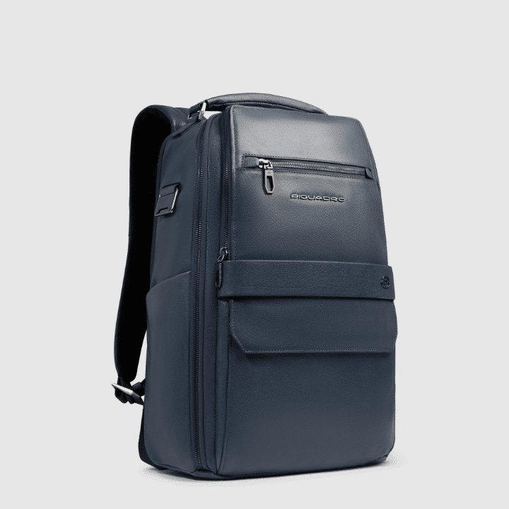 PIQUADRO Zaino porta PC 14'' in pelle Avio 