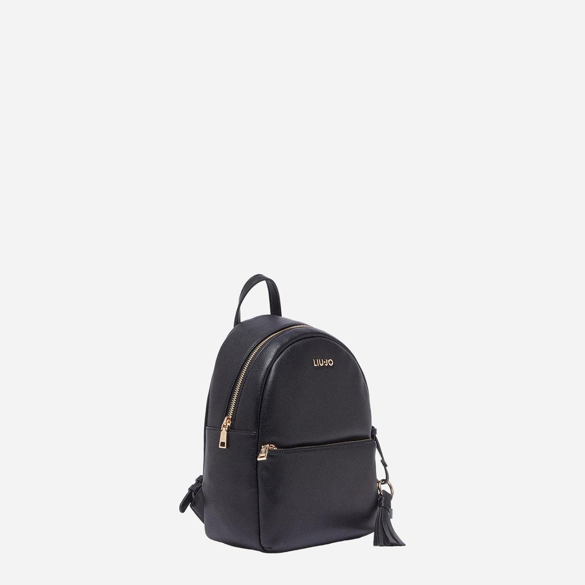 LIU JO Zaino medio con charm BLACK 