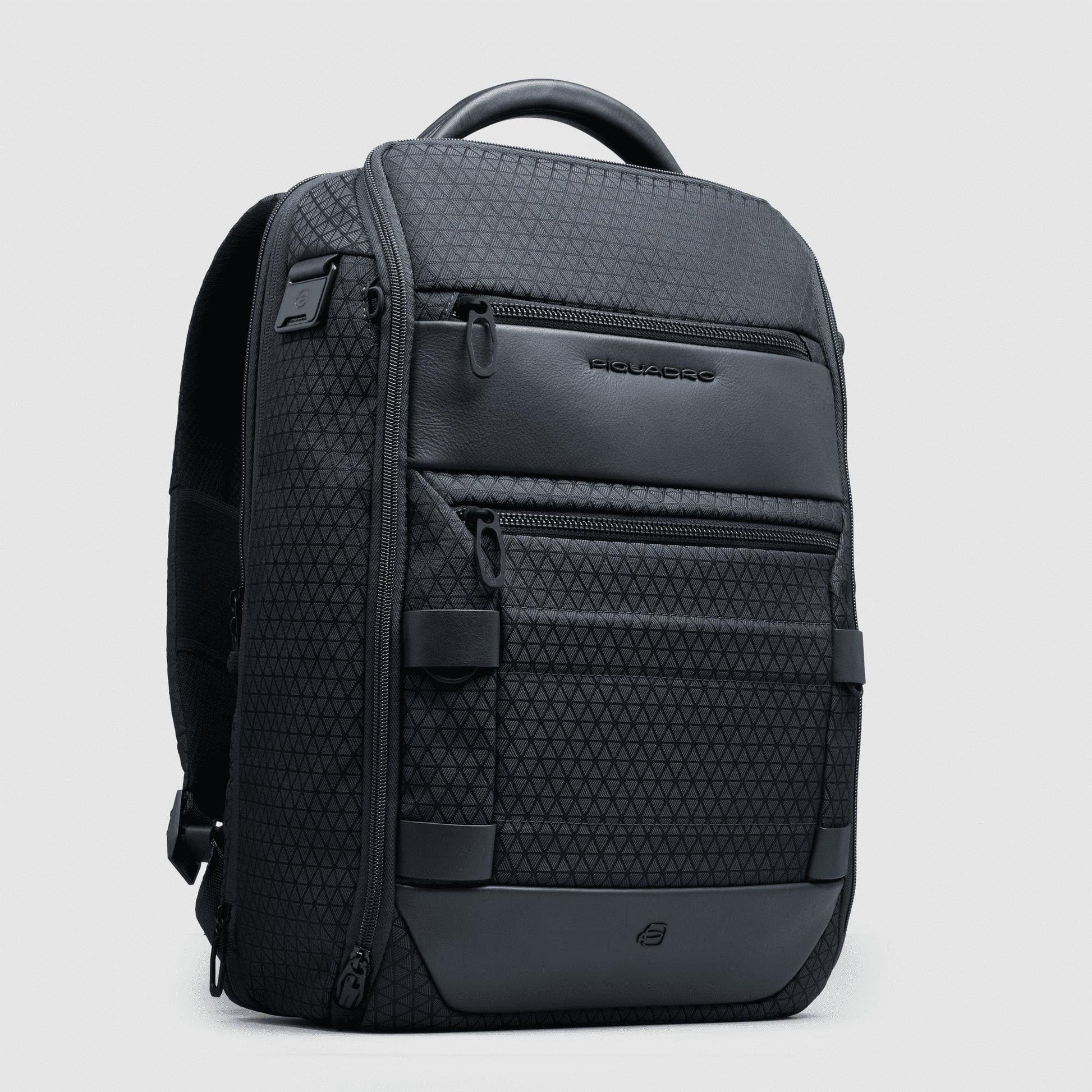 PIQUADRO Zaino da viaggio modulare porta pc e iPad® Blu 