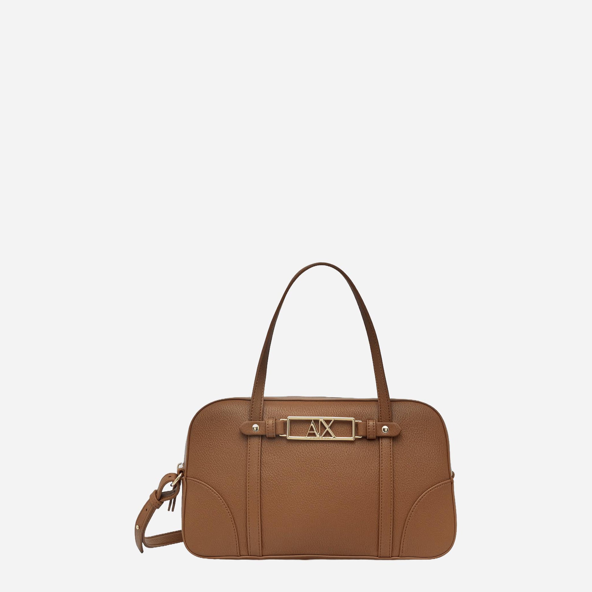 ARMANI EXCHANGE Borsa a mano a tracolla strutturata SALINE CLAY 