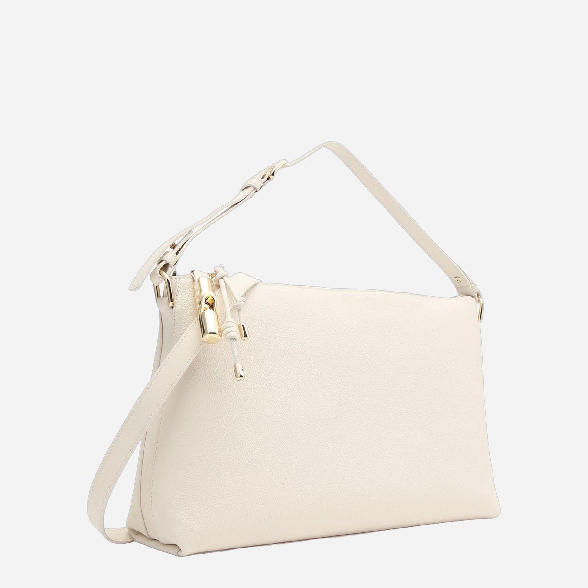 FURLA Furla Debby Borsa A Spalla Large Panna 