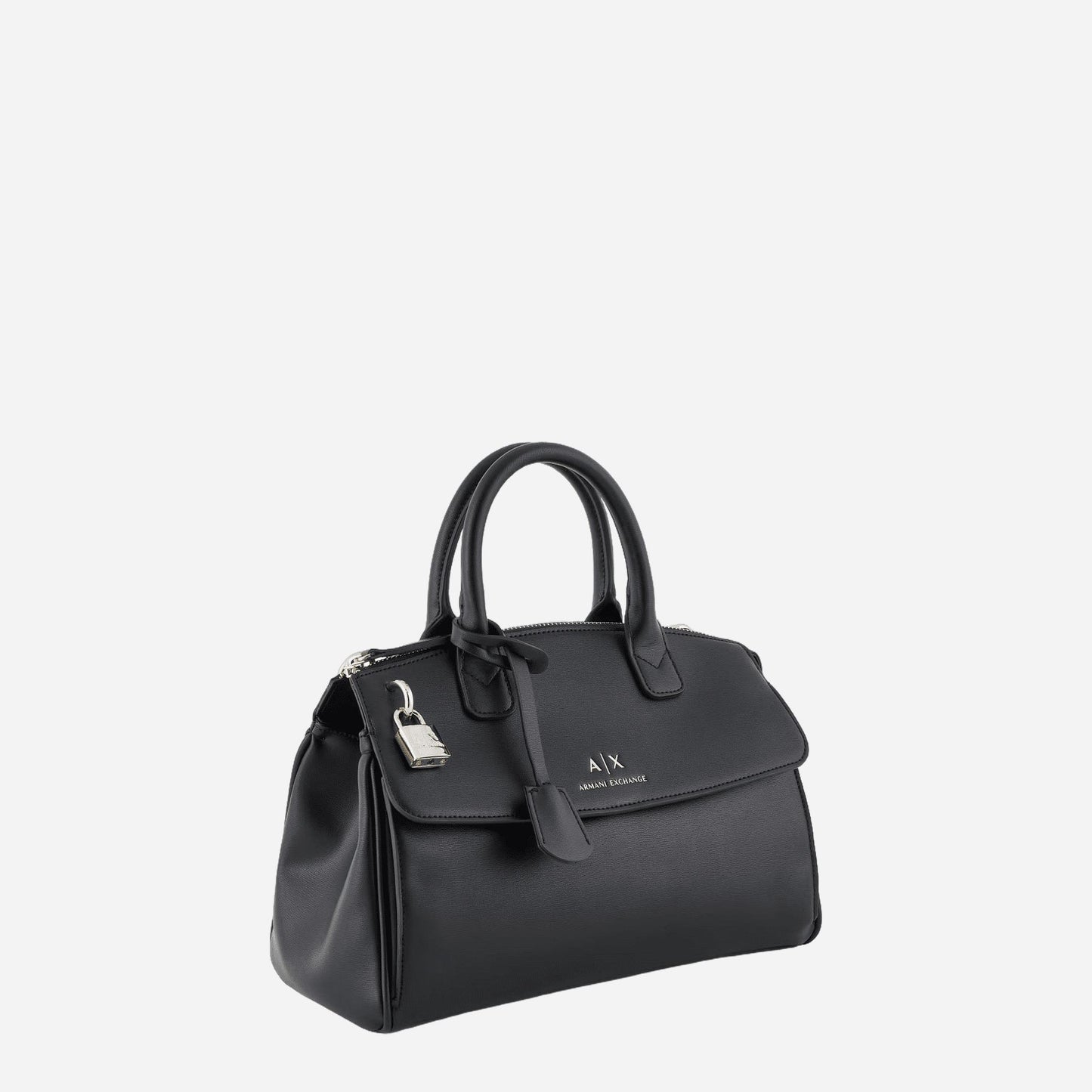 ARMANI EXCHANGE Borsa a mano in ecopelle BLACK 