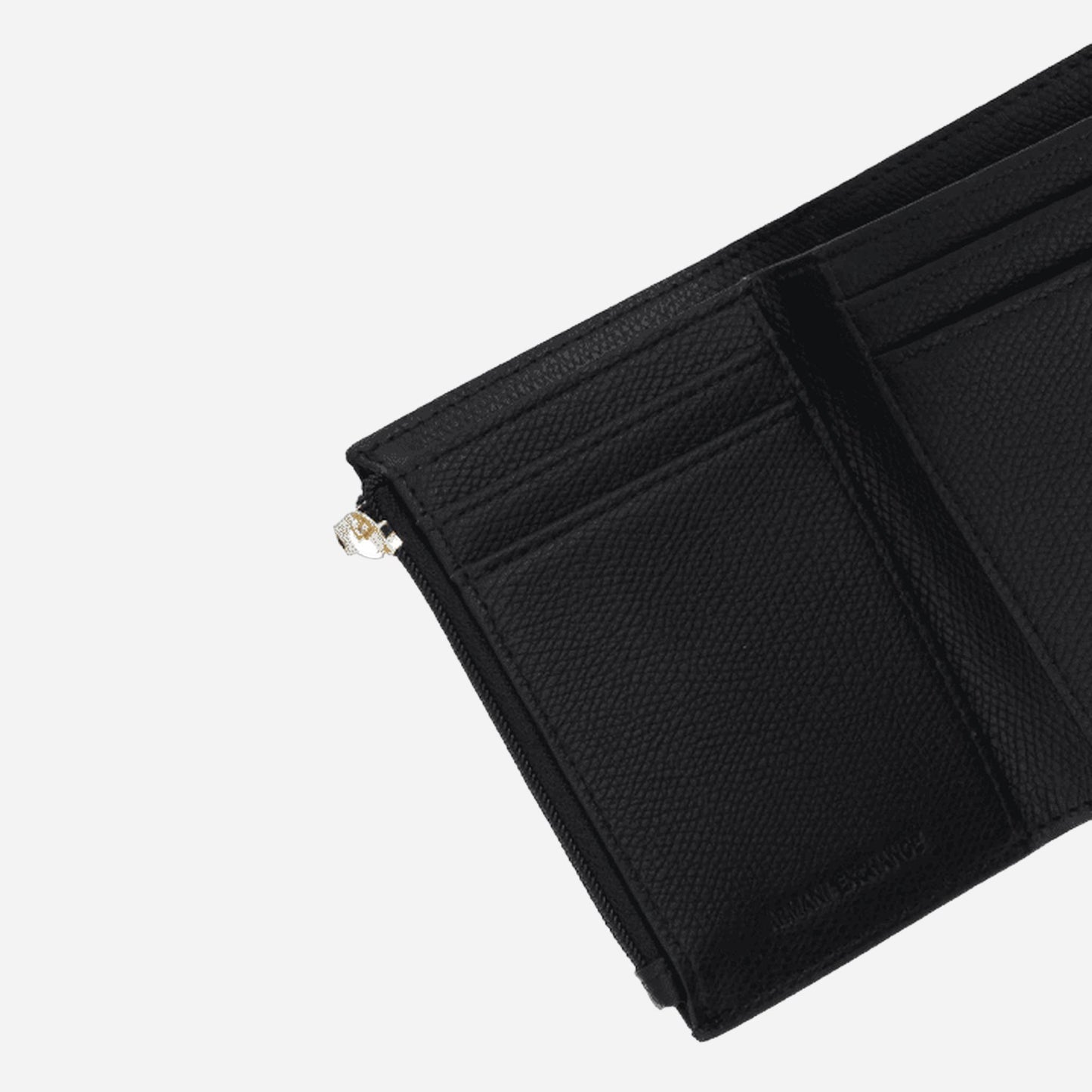 ARMANI EXCHANGE Portafoglio piccolo in pelle sintetica BLACK 