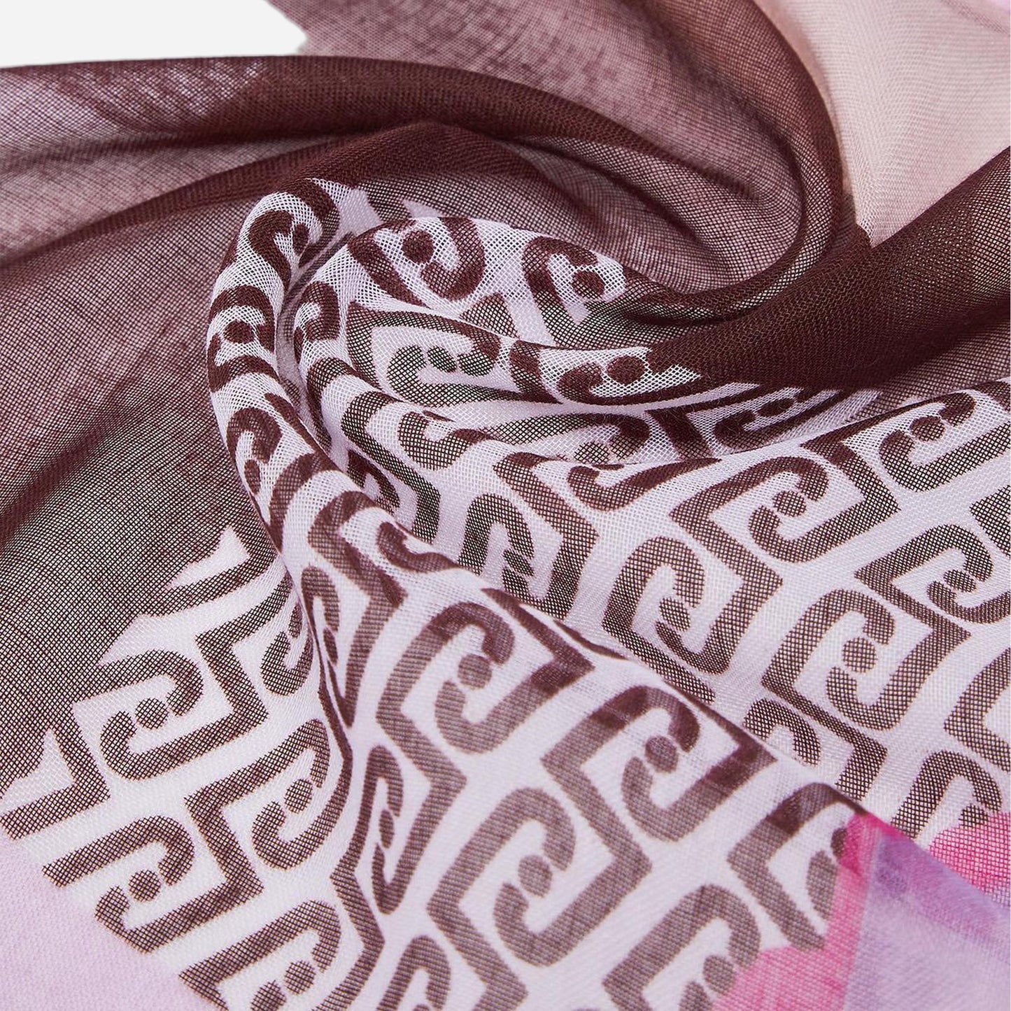 LIU JO Foulard grande colorblock CRANBERRY 