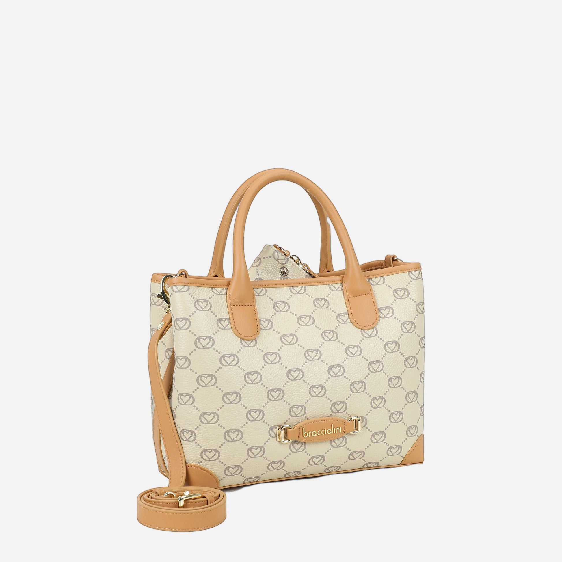 Braccialini Monogram Beige 