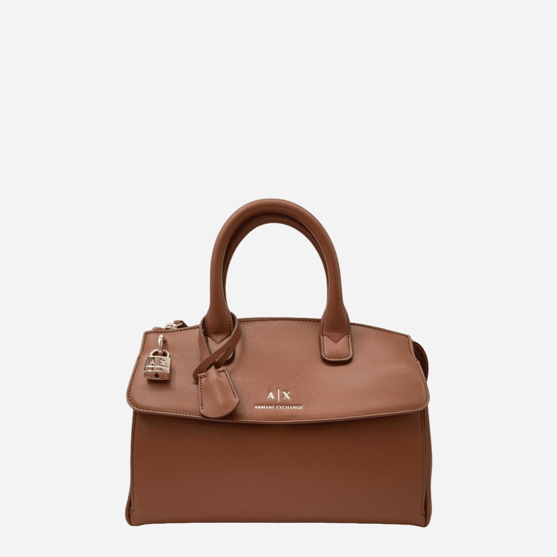 ARMANI EXCHANGE Borsa a mano in ecopelle BLACK 