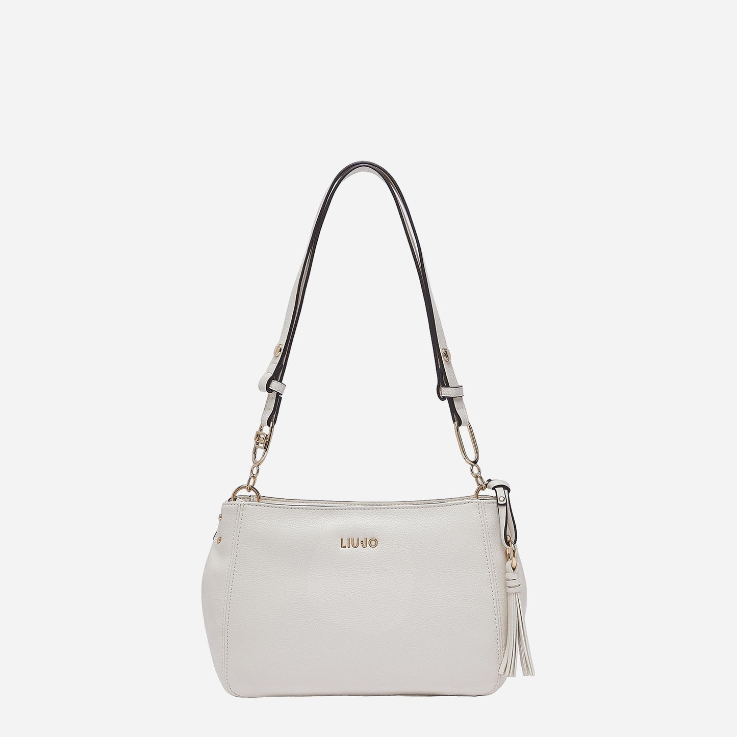 LIU JO Borsa media con charm Cammello 