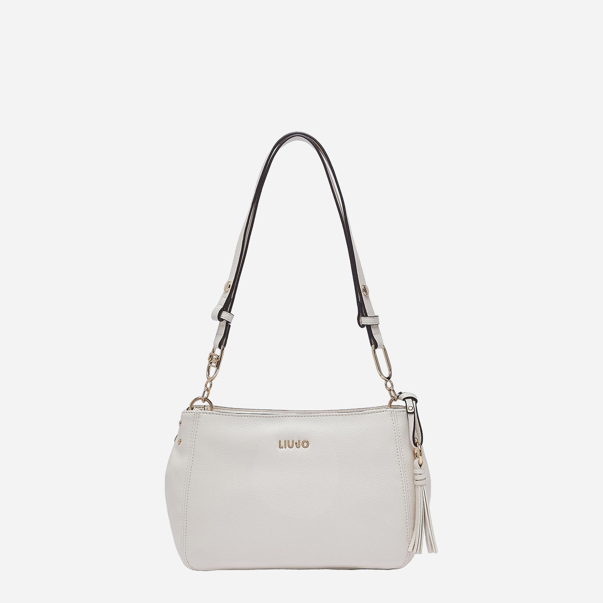 LIU JO Borsa media con charm Cammello 