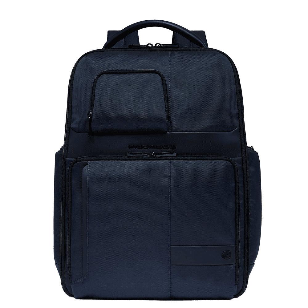 PIQUADRO Zaino da viaggio porta pc e iPad® Blu 