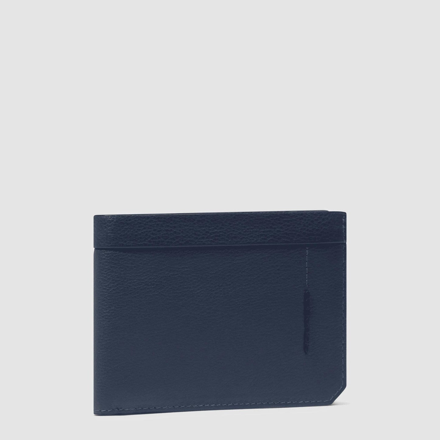 PIQUADRO Portafogli uomo in pelle con portamonete Blu 