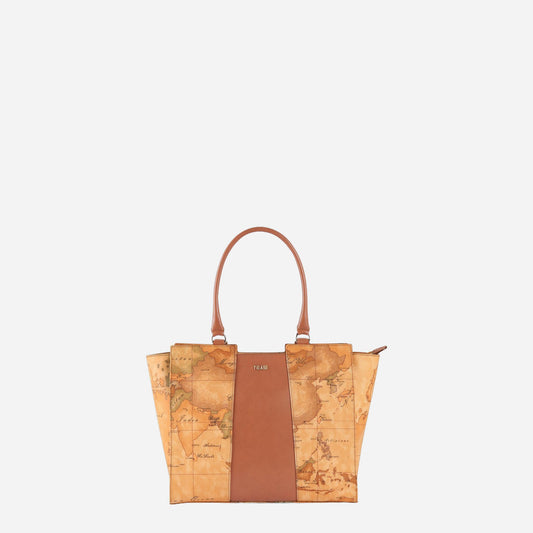 ALVIERO MARTINI Geo Classic Borsa shopping con banda centrale Geo Classic 