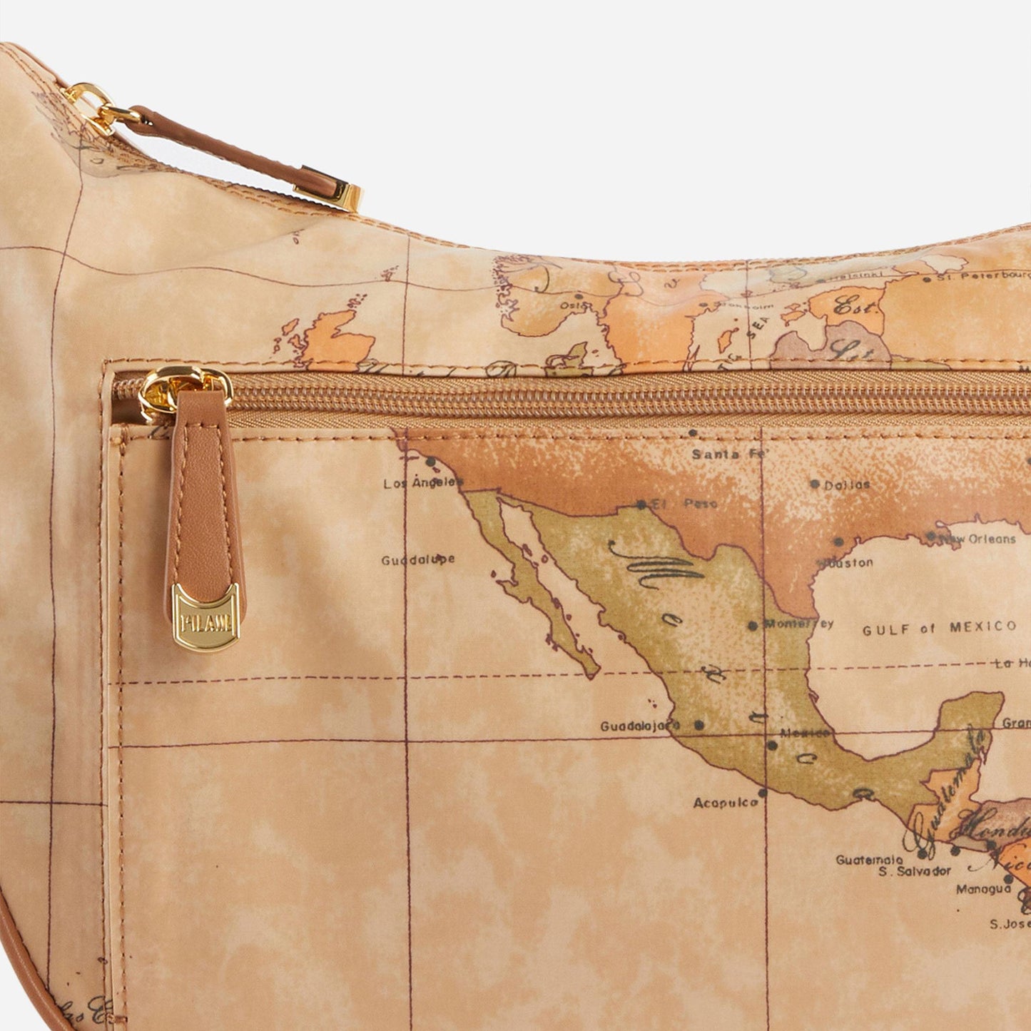 ALVIERO MARTINI Geo Soft tracolla a mezzaluna media con tasca Geo Classic 