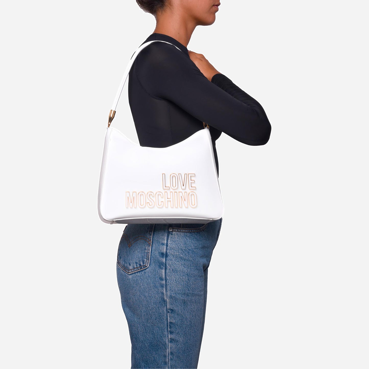 Love Moschino Moschino borsa a spalla Bianco 