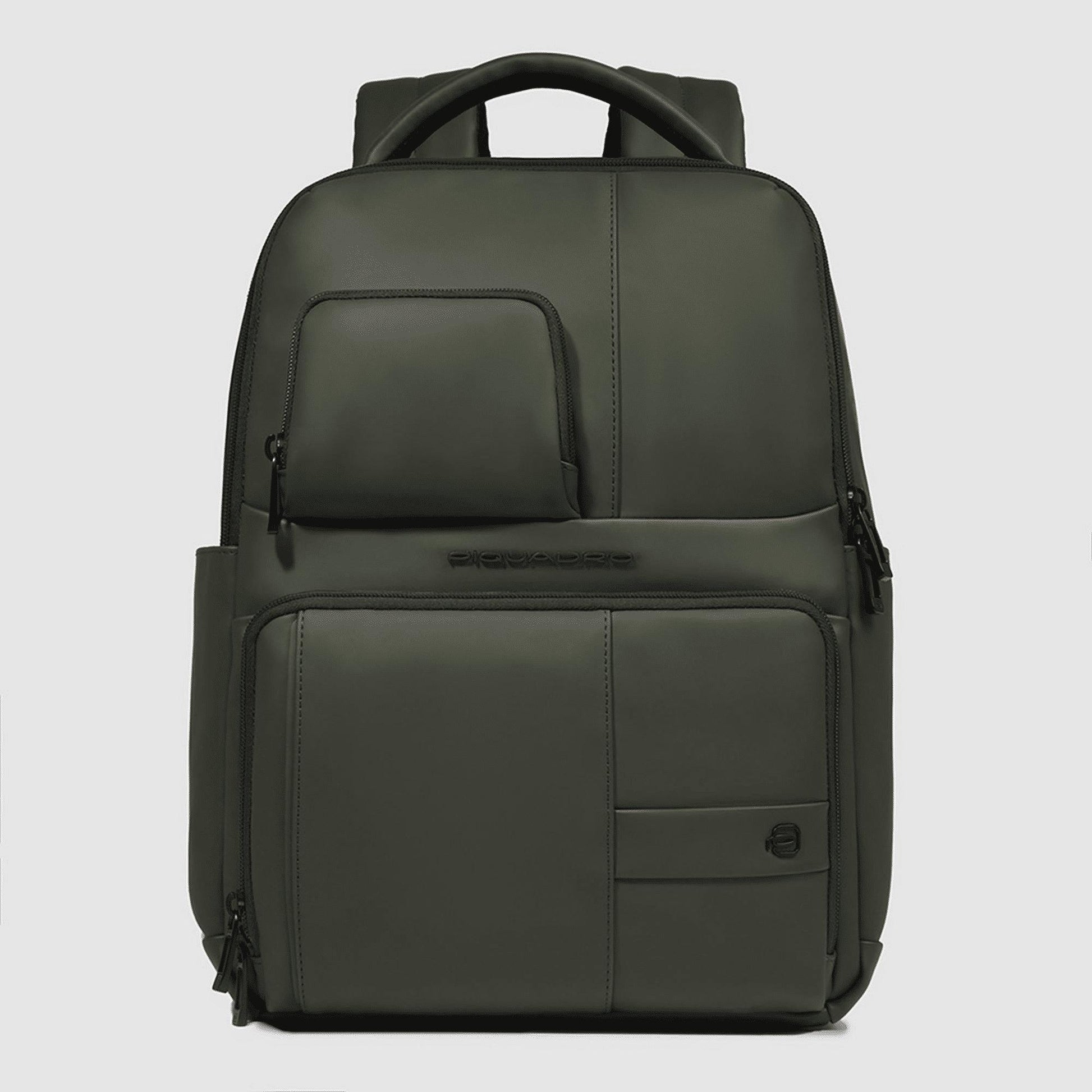 PIQUADRO Zaino uomo resistente all'acqua porta pc e iPad® Verde 