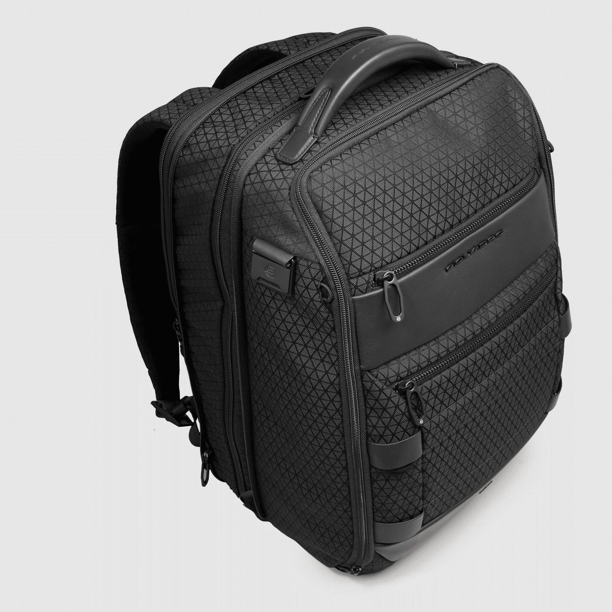 PIQUADRO Zaino da viaggio modulare porta pc e iPad® Nero 