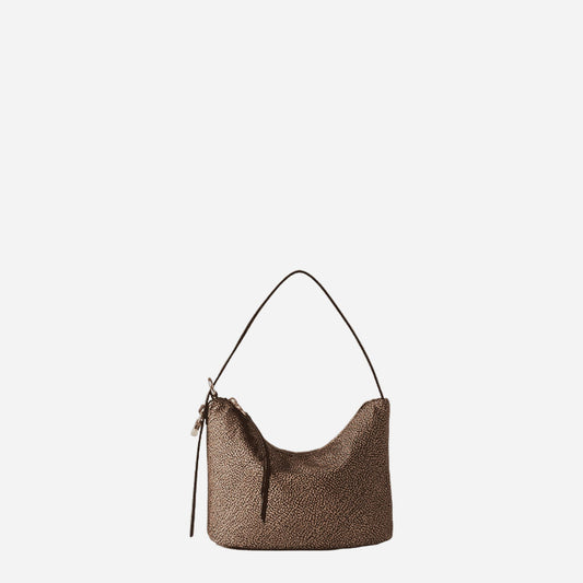 borbonese PRIVE SECCHIELLO SMALL OP NATURALE/NERO 