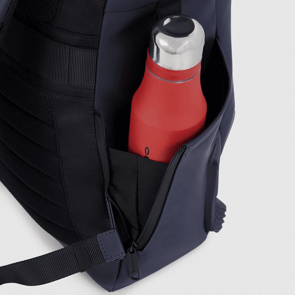 PIQUADRO Zaino roll-top per PC e iPad® Blu 