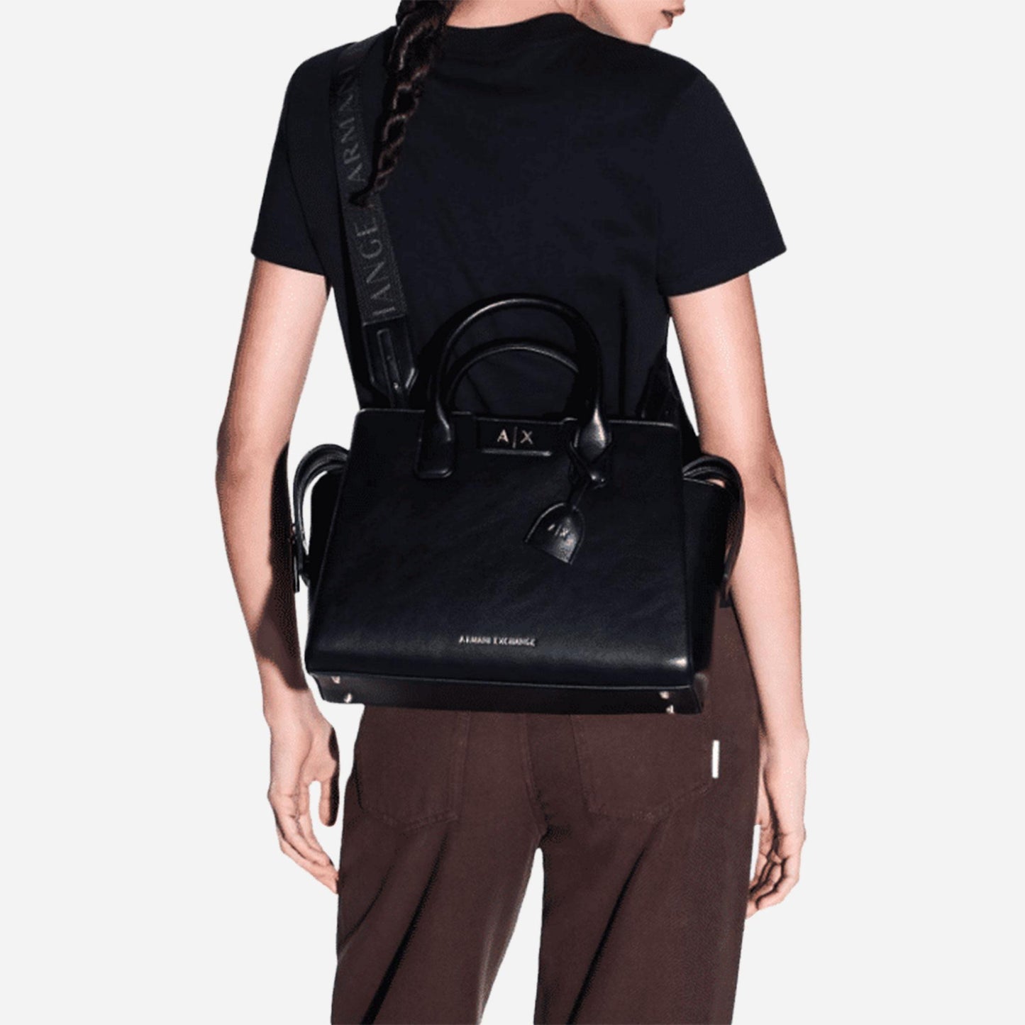 ARMANI EXCHANGE Shopping Bag BLACK 
