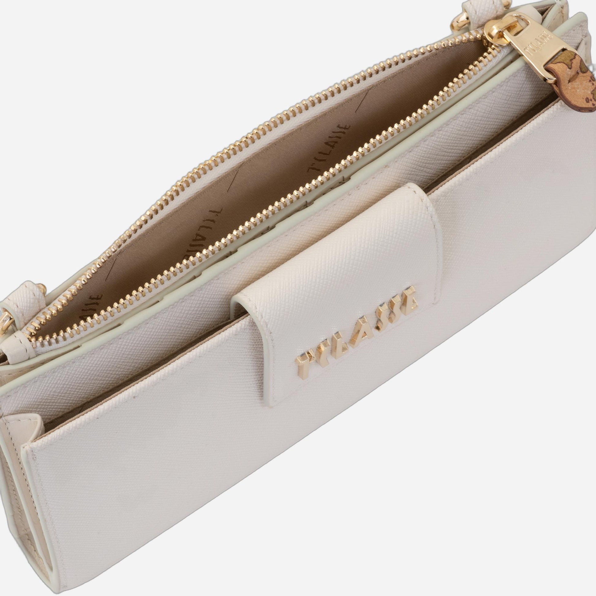 ALVIERO MARTINI Pochette p/cellulare Avorio 