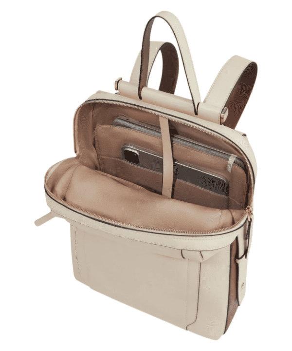 PIQUADRO Zaino donna porta pc e porta iPad® BEIGE/CUOIO 
