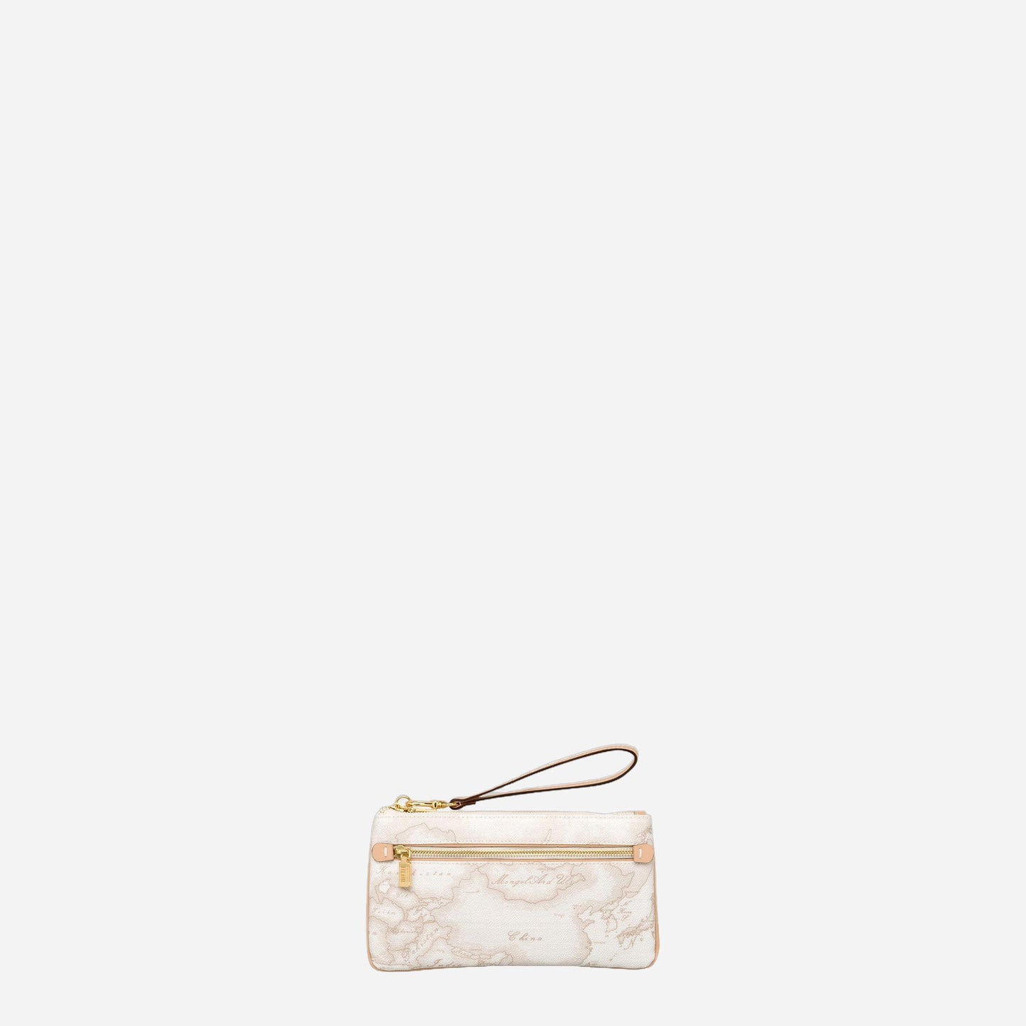 ALVIERO MARTINI Geo White Pochette grande con occhiello Geo White 