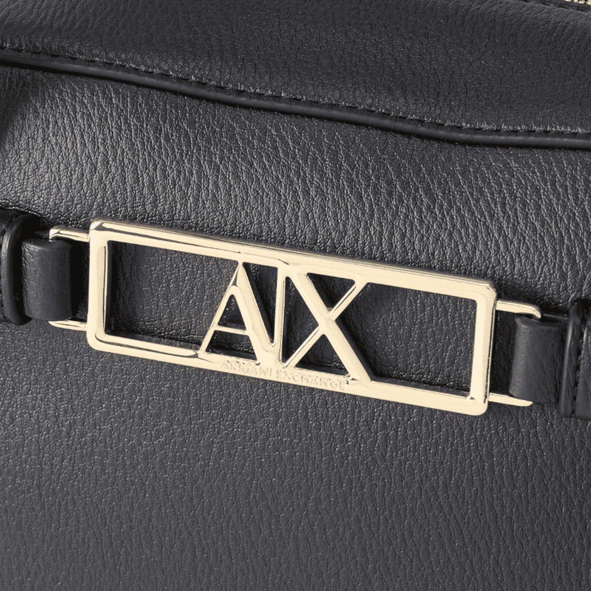 ARMANI EXCHANGE Borsa piccola a mano ecopelle BLACK 