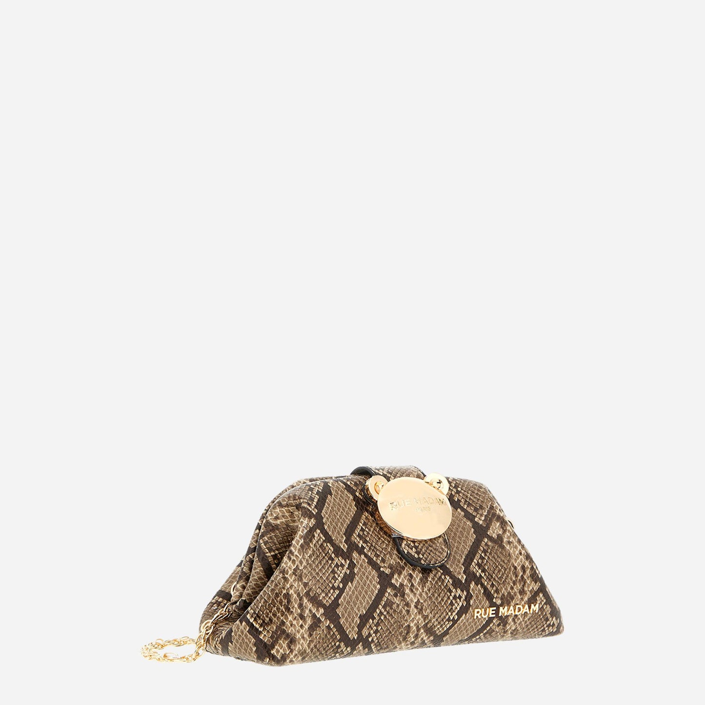 RUE MADAM the pouch exotique CARAMEL 