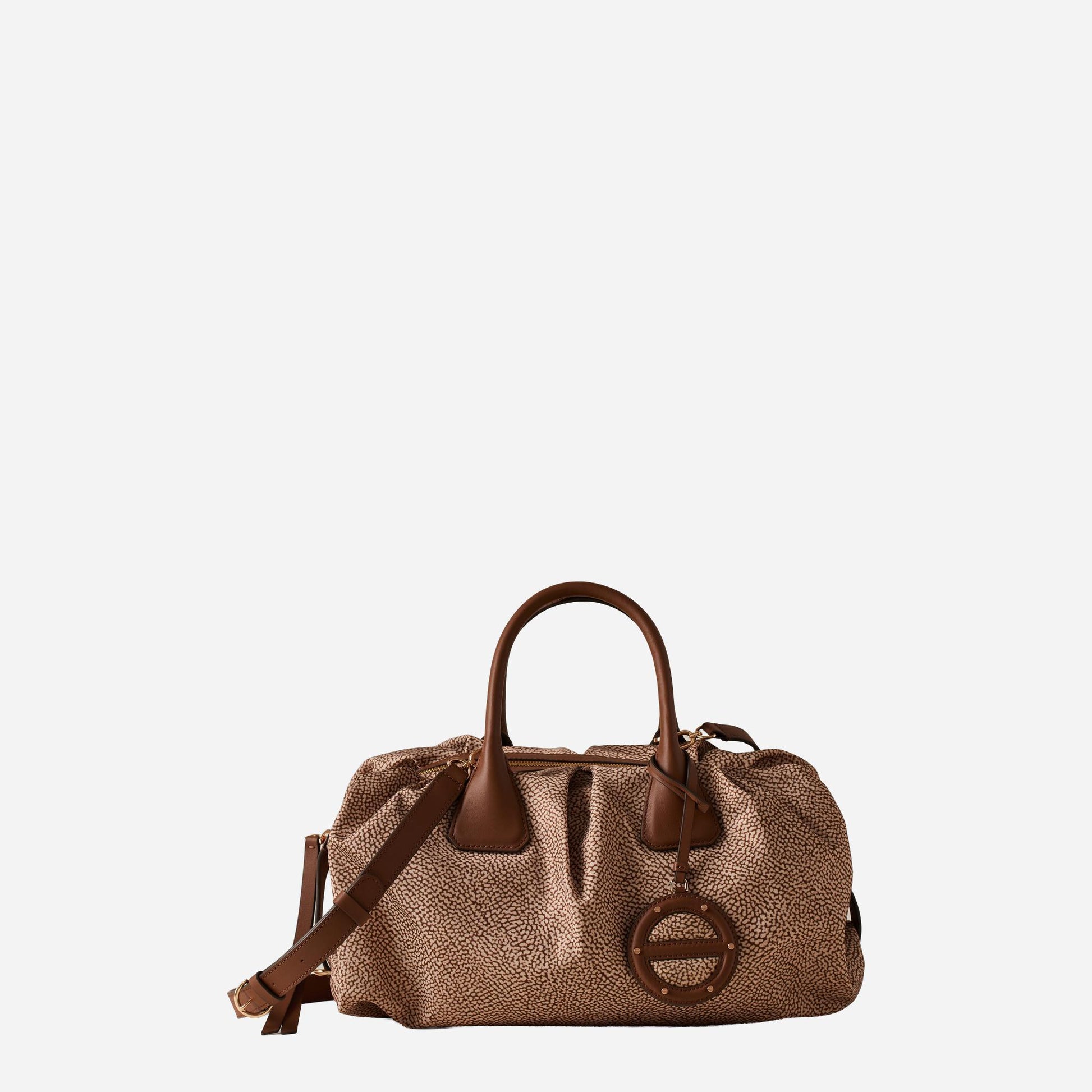 borbonese VIS A VIS BAULETTO LARGE Beige/marrone 