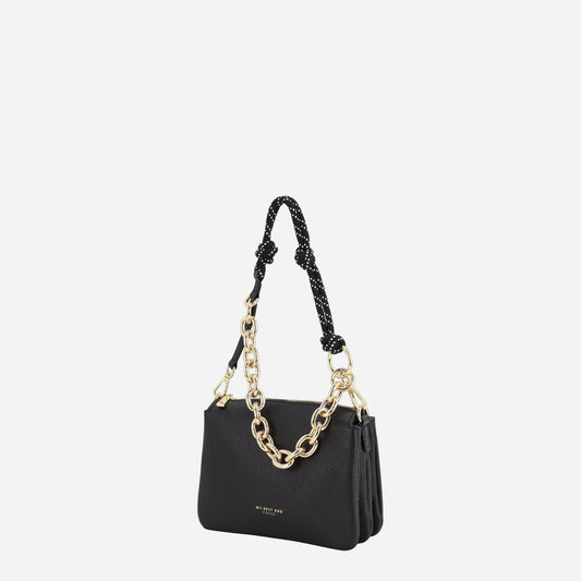 MY BEST BAG REFLEX SMALL PELLE DOLLARO Nero 