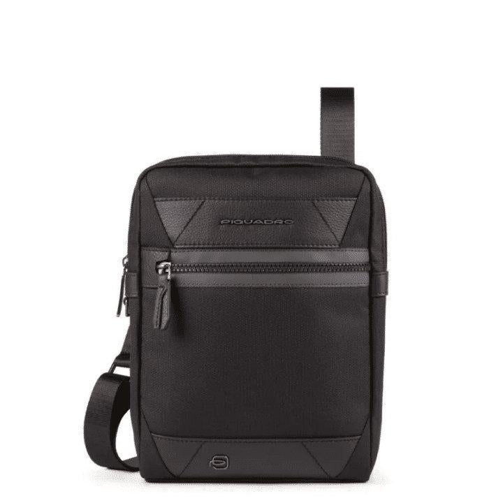 PIQUADRO Borsello uomo porta iPad® in pelle Nero 