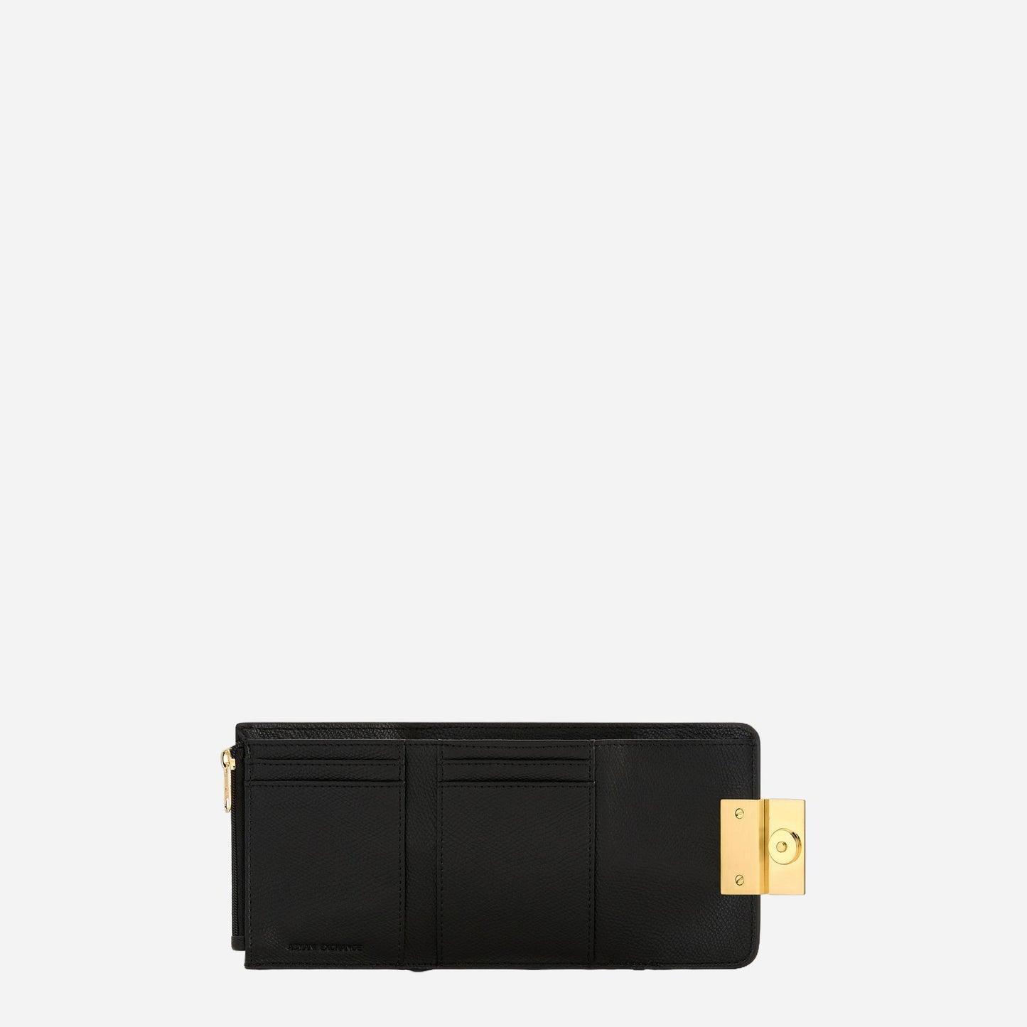 ARMANI EXCHANGE Portafoglio piccolo in pelle sintetica BLACK 