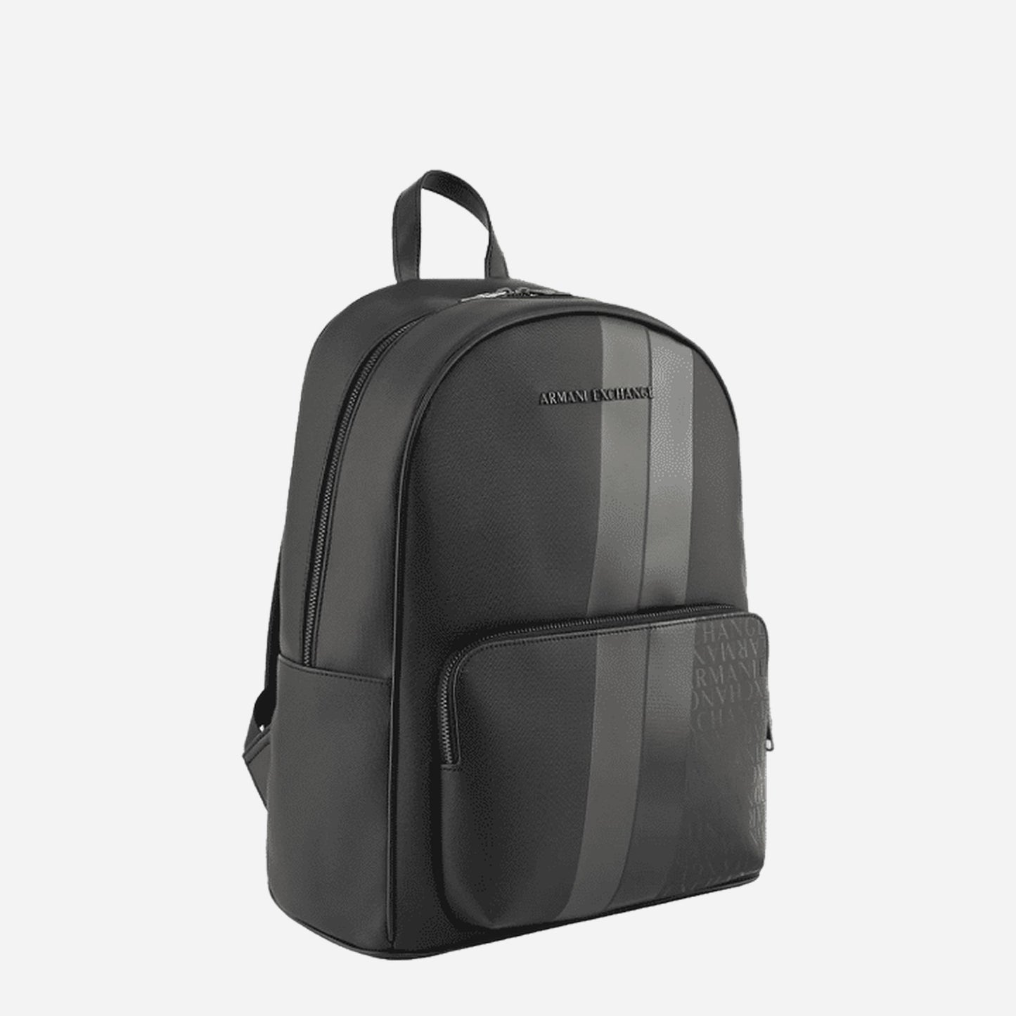 ARMANI EXCHANGE Zaino in pelle sintetica BLACK/GUNMETAL/SHINY BLACK 