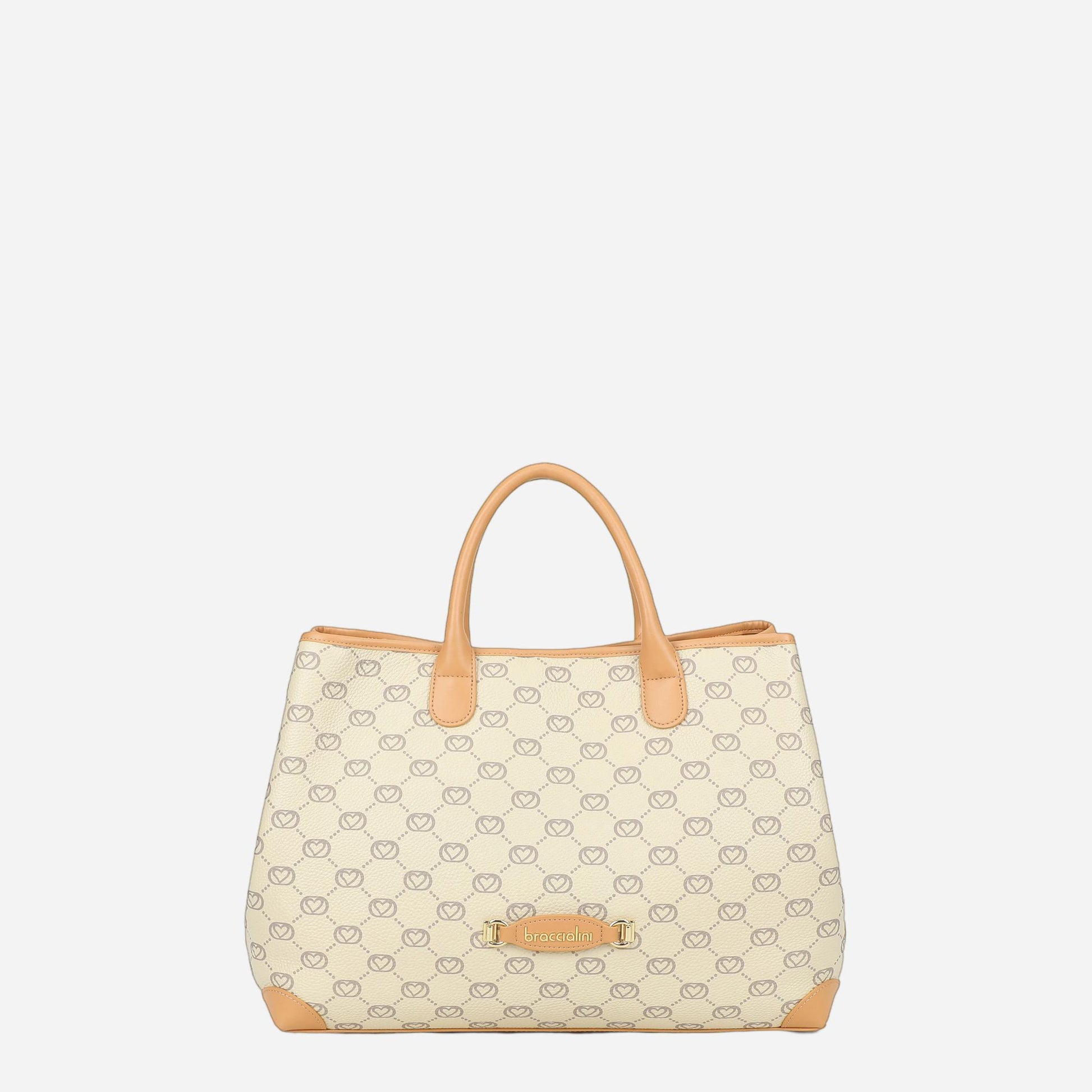 Braccialini Monogram Beige 