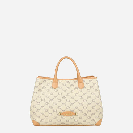 Braccialini Monogram Beige 