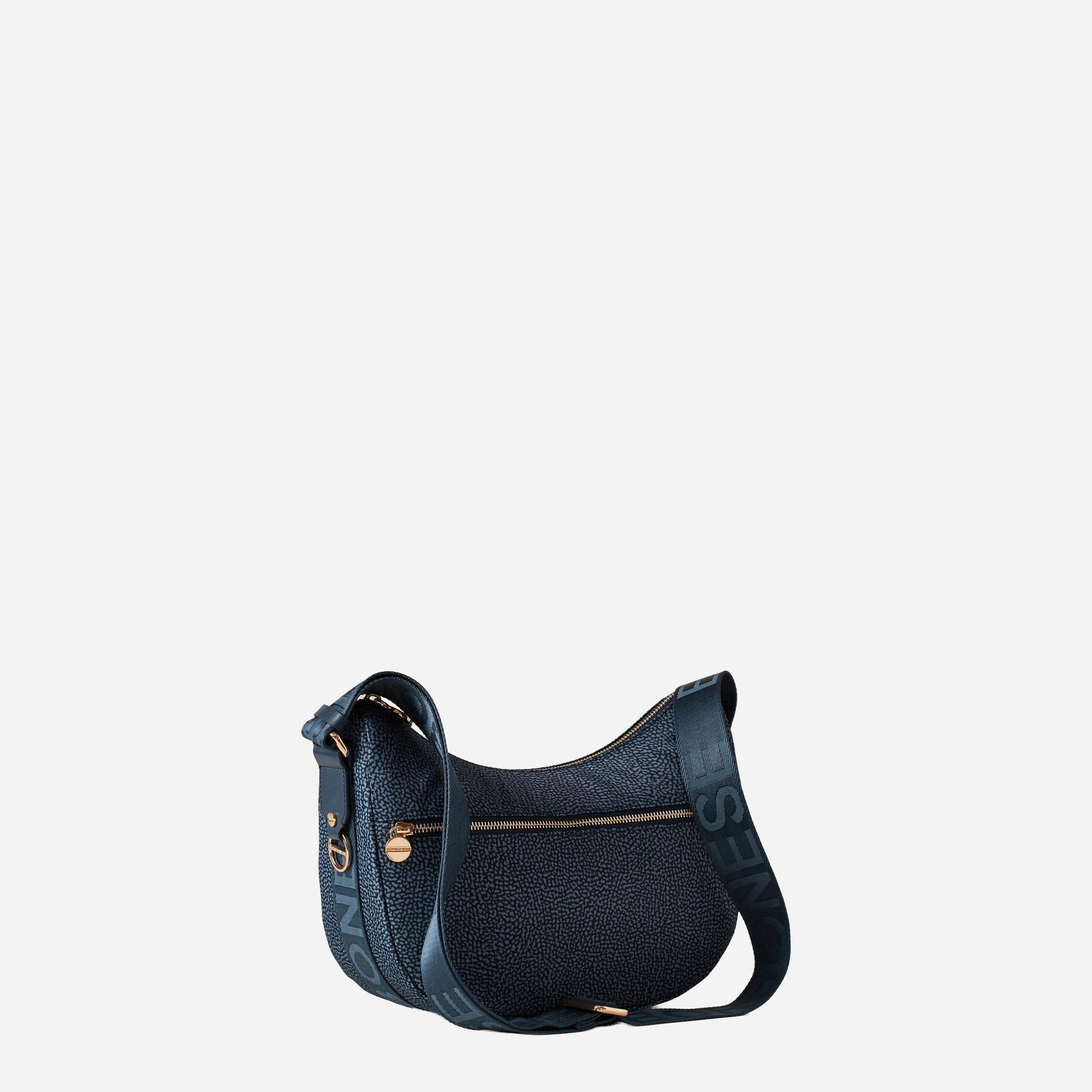 borbonese ECO LINE LUNA BAG SMALL Blu lapis 