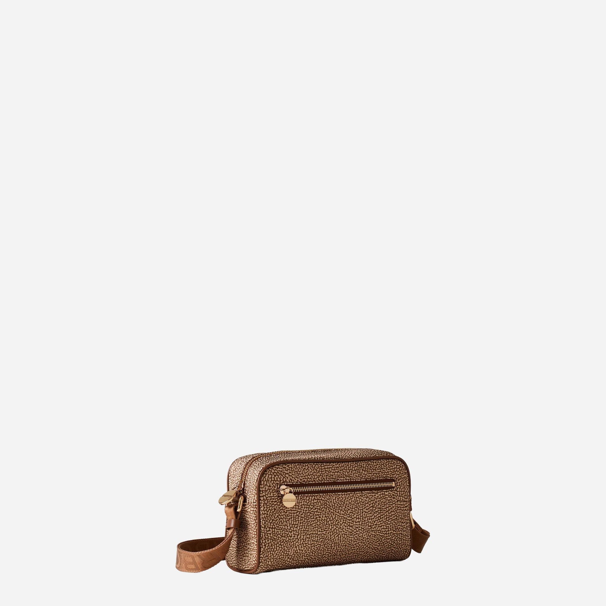 borbonese ECO LINE BORSA CAMERA CASE Beige/marrone 