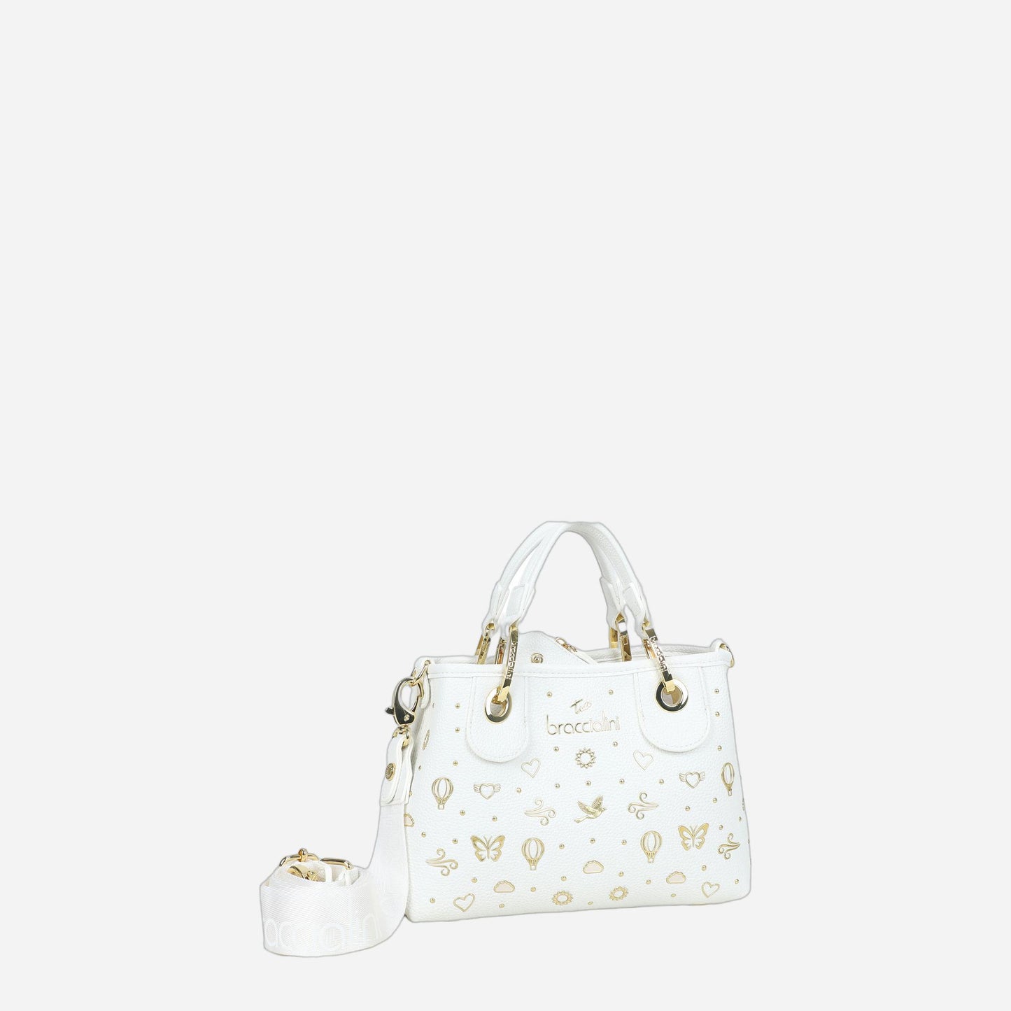 Braccialini Beth Strass Bianco 