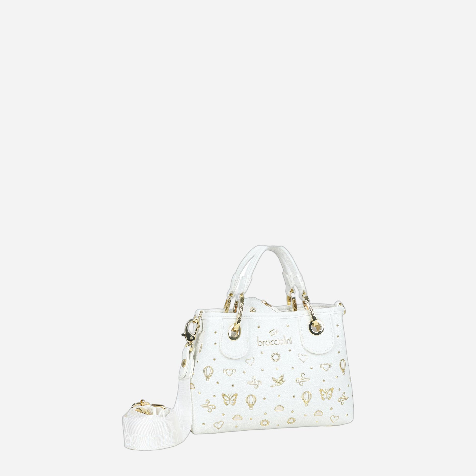 Braccialini Beth Strass Bianco 