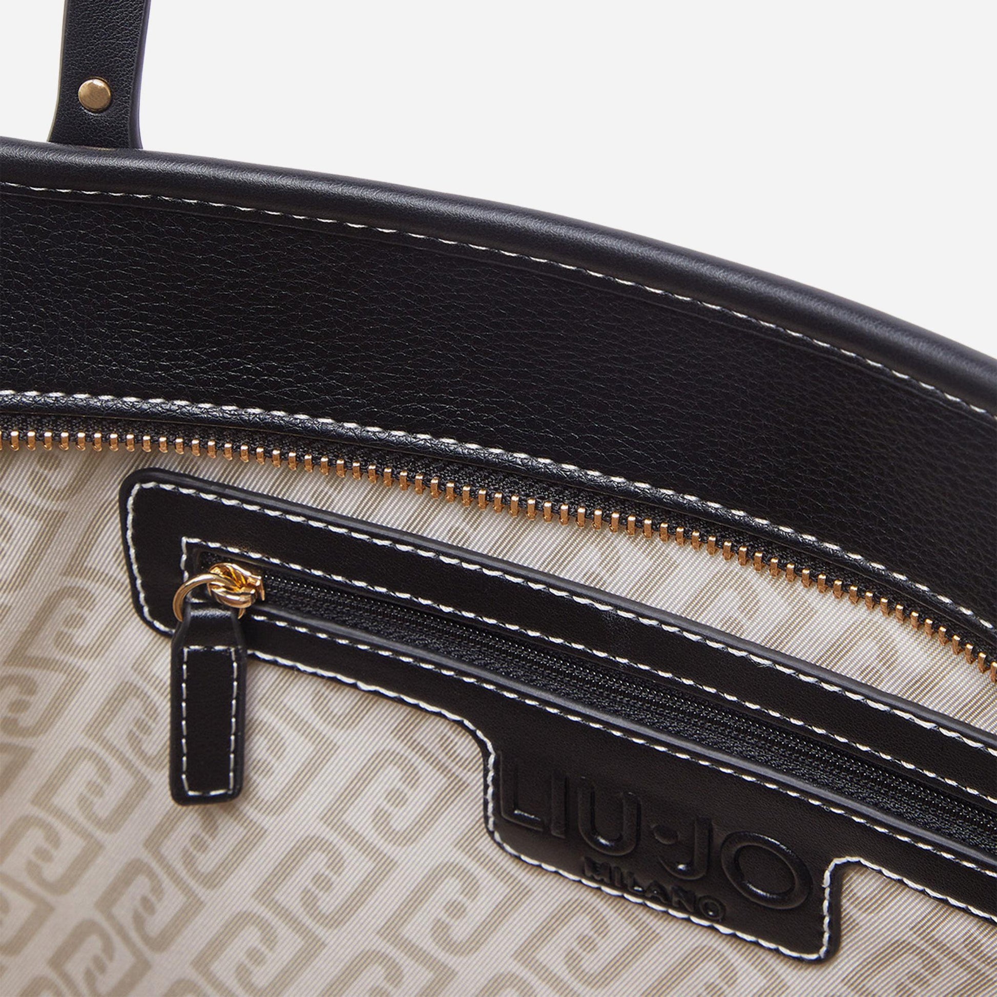 LIU JO Tote bag media BLACK 