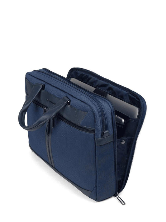 PIQUADRO Cartella fast-check a due manici porta PC Blu 
