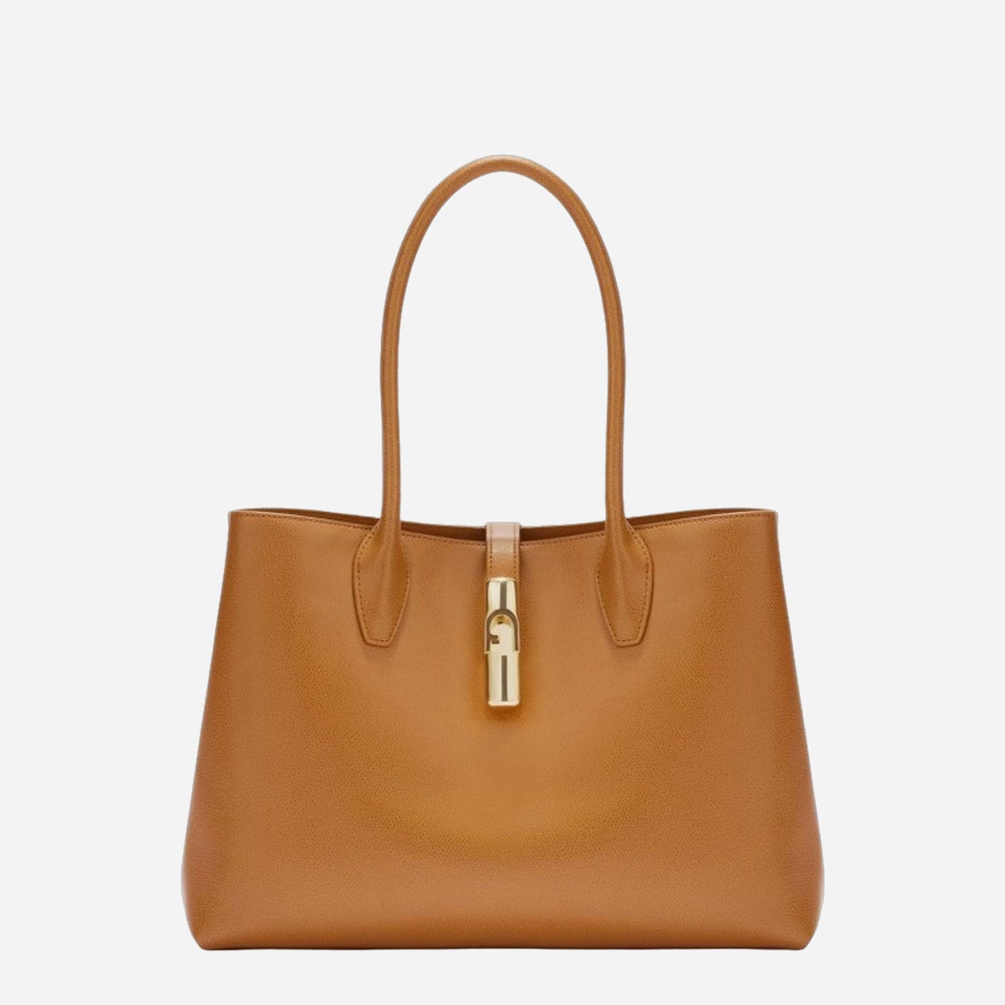 FURLA Furla Debby Borsa A Spalla Large Tabacco 